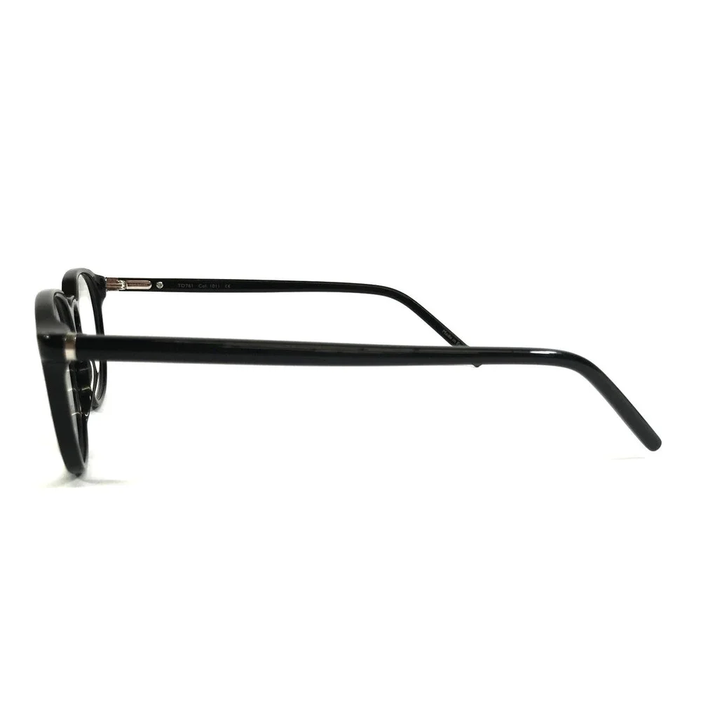 Tom Davies Eyeglasses Frames TD761 Col. 1011 Black Square Full Rim 49-18-145